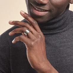 Histoire d'Or Bague Acier Blanc Walder Sale