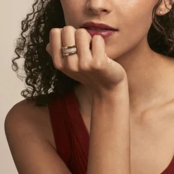 Histoire d'Or Bague Adelicia Plaqué Or Jaune Oxyde De Zirconium Sale