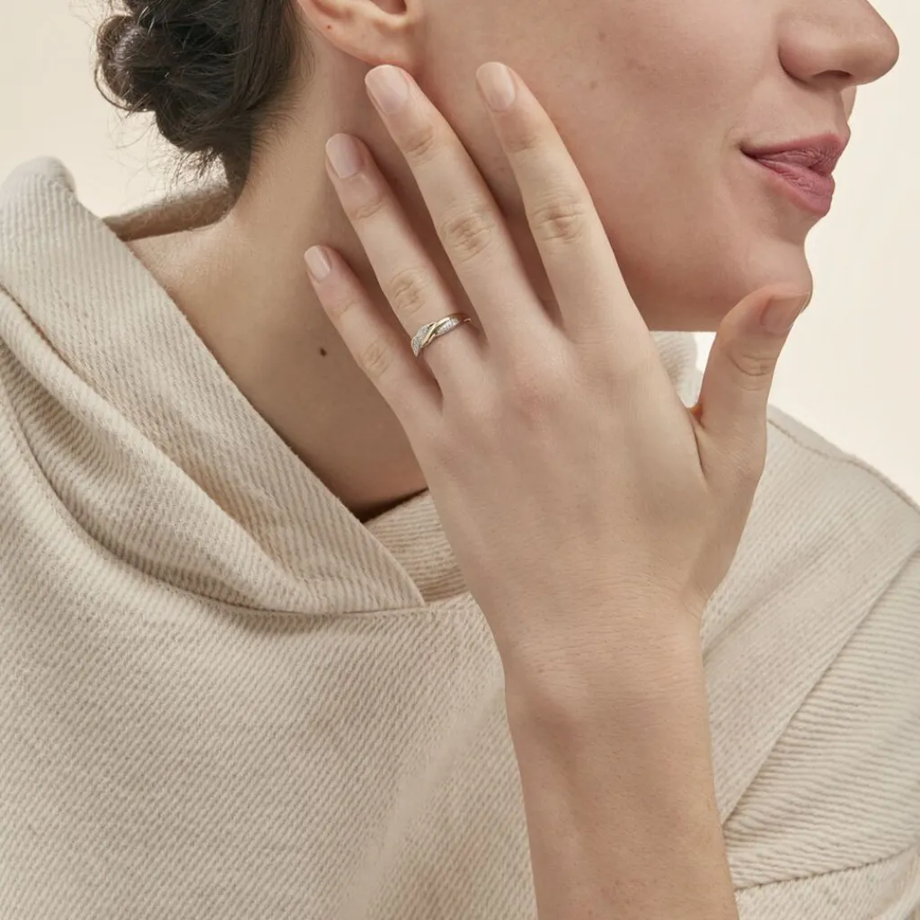 Histoire d'Or Bague Admète Or Jaune Diamant Best