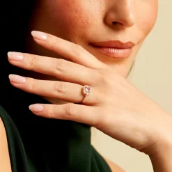 Histoire d'Or Bague Adrienna Or Jaune Améthyste Oxyde De Zirconium or jaune améthyste rose Clearance