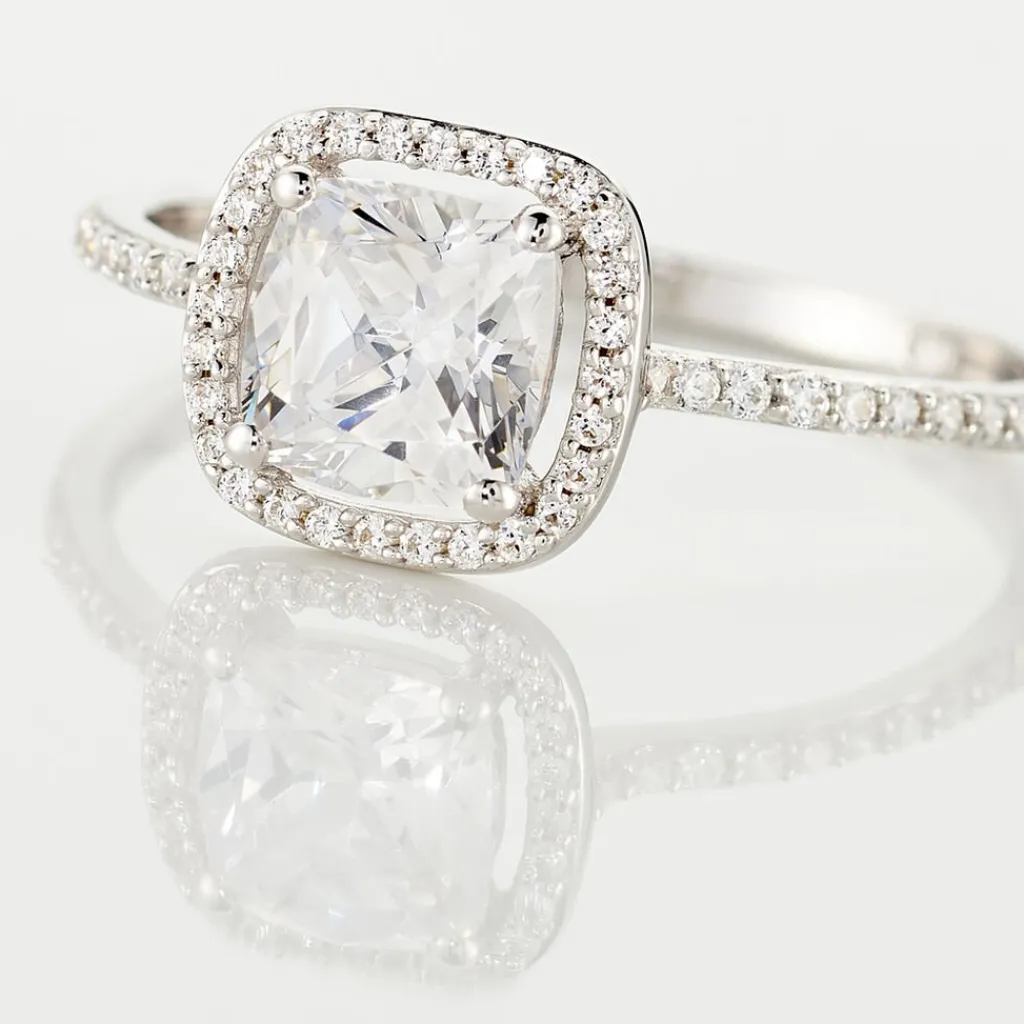 Histoire d'Or Bague Adrienne De Zirconium or blanc oxyde Online