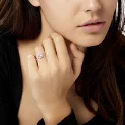 Histoire d'Or Bague Adrienne De Zirconium or blanc oxyde Online