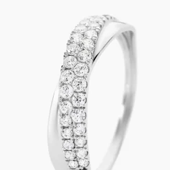 Histoire d'Or Bague Aglae De Zirconium or blanc oxyde Online