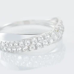 Histoire d'Or Bague Aglae De Zirconium or blanc oxyde Online