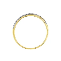 Histoire d'Or Bague Aglae De Zirconium or jaune oxyde