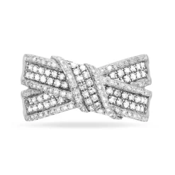 Histoire d'Or Bague Agnes Or Blanc Diamant Sale