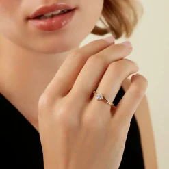 Histoire d'Or Bague Agrafena Or Jaune Diamant Discount