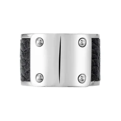 Histoire d'Or Bague Ahamd Acier Blanc Discount