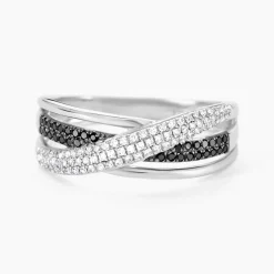 Histoire d'Or Bague Aina Or Blanc Diamant Outlet