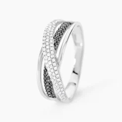 Histoire d'Or Bague Aina Or Blanc Diamant Outlet