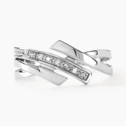 Histoire d'Or Bague Ainhoa or blanc diamant Sale