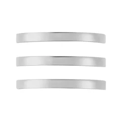 Histoire d'Or Bague Ajustable Adel acier blanc Clearance