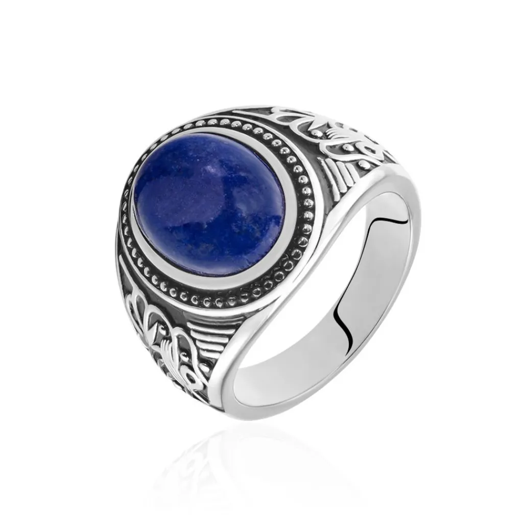 Histoire d'Or Bague Aleksei Argent Blanc Lapis Hot