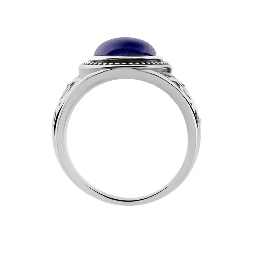 Histoire d'Or Bague Aleksei Argent Blanc Lapis Hot