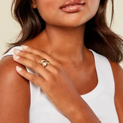 Histoire d'Or Bague Amae Plaque Or Jaune Clearance