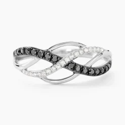 Histoire d'Or Bague Amara Or Blanc Diamant New