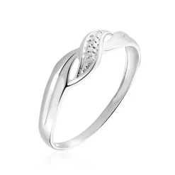 Histoire d'Or Bague Amayas or blanc diamant Online