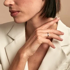 Histoire d'Or Bague Amayas or blanc diamant Online