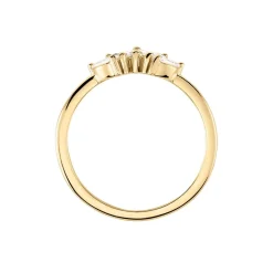 Histoire d'Or Bague Amazonia Plaqué Or Jaune Oxyde De Zirconium Sale