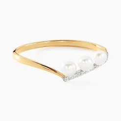 Histoire d'Or Bague Ambrogio Or Jaune Perle De Culture Oxyde De Zirconium Online