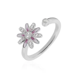 Histoire d'Or Bague Ambrose Argent Bicolore Oxyde De Zirconium Sale