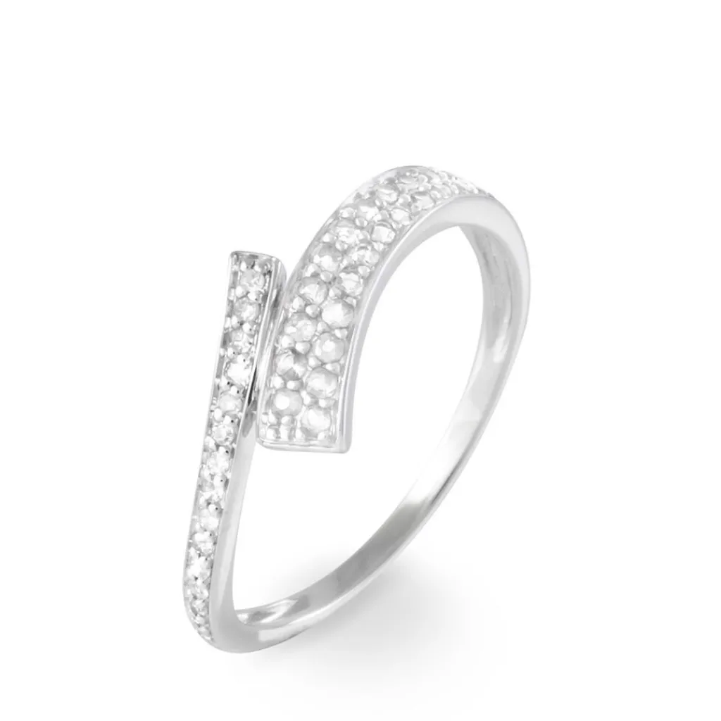 Histoire d'Or Bague Amelie Or Blanc Diamant Outlet