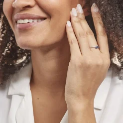 Histoire d'Or Bague Amelie Or Blanc Saphir Et Diamant Hot