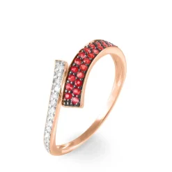 Histoire d'Or Bague Amelie Or Rose Rubis Et Diamant Online
