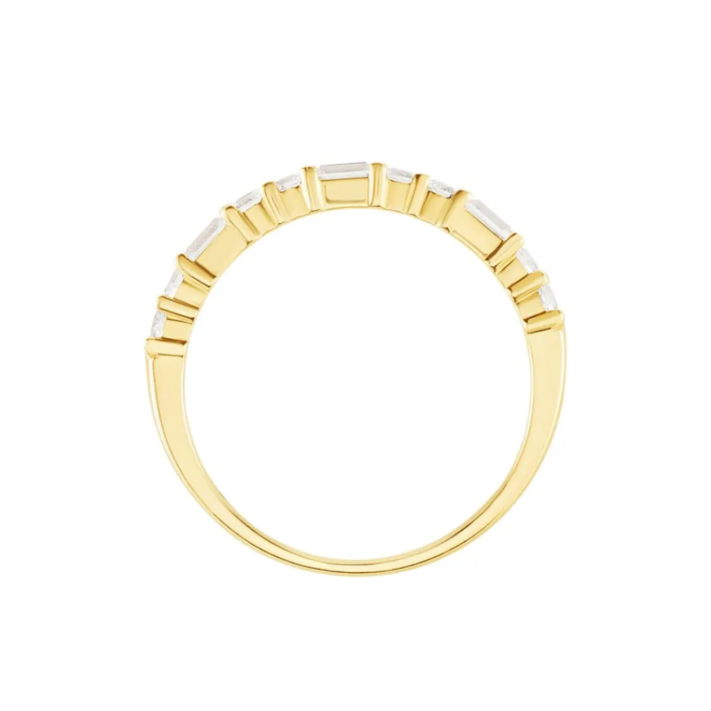 Histoire d'Or Bague Ammon Or Jaune Oxyde De Zirconium