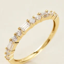 Histoire d'Or Bague Ammon Or Jaune Oxyde De Zirconium