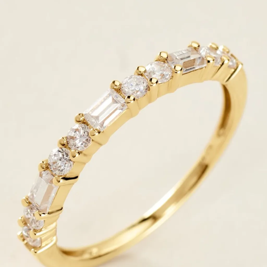 Histoire d'Or Bague Ammon Or Jaune Oxyde De Zirconium