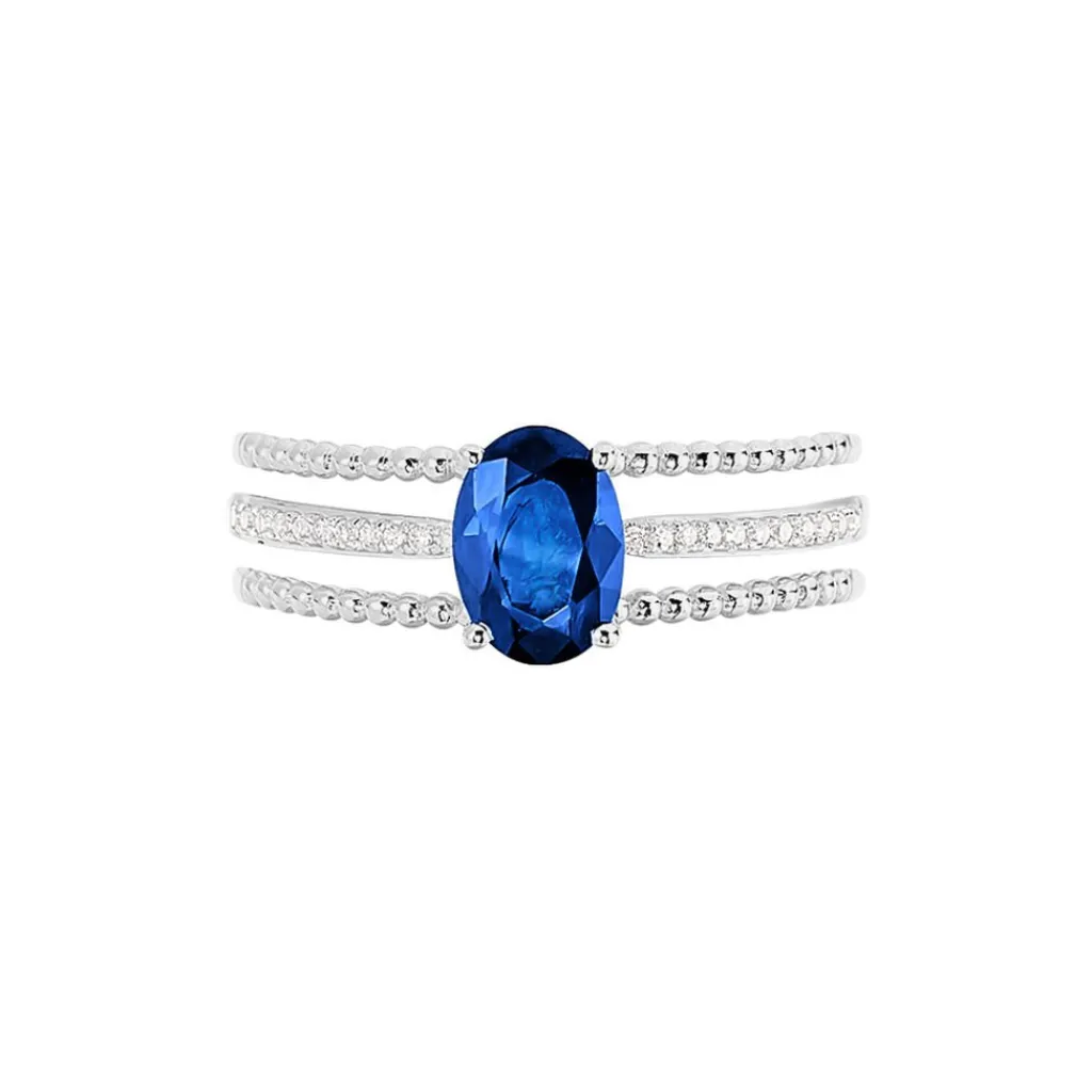 Histoire d'Or Bague Andrea Or Blanc Saphir Et Diamant Clearance