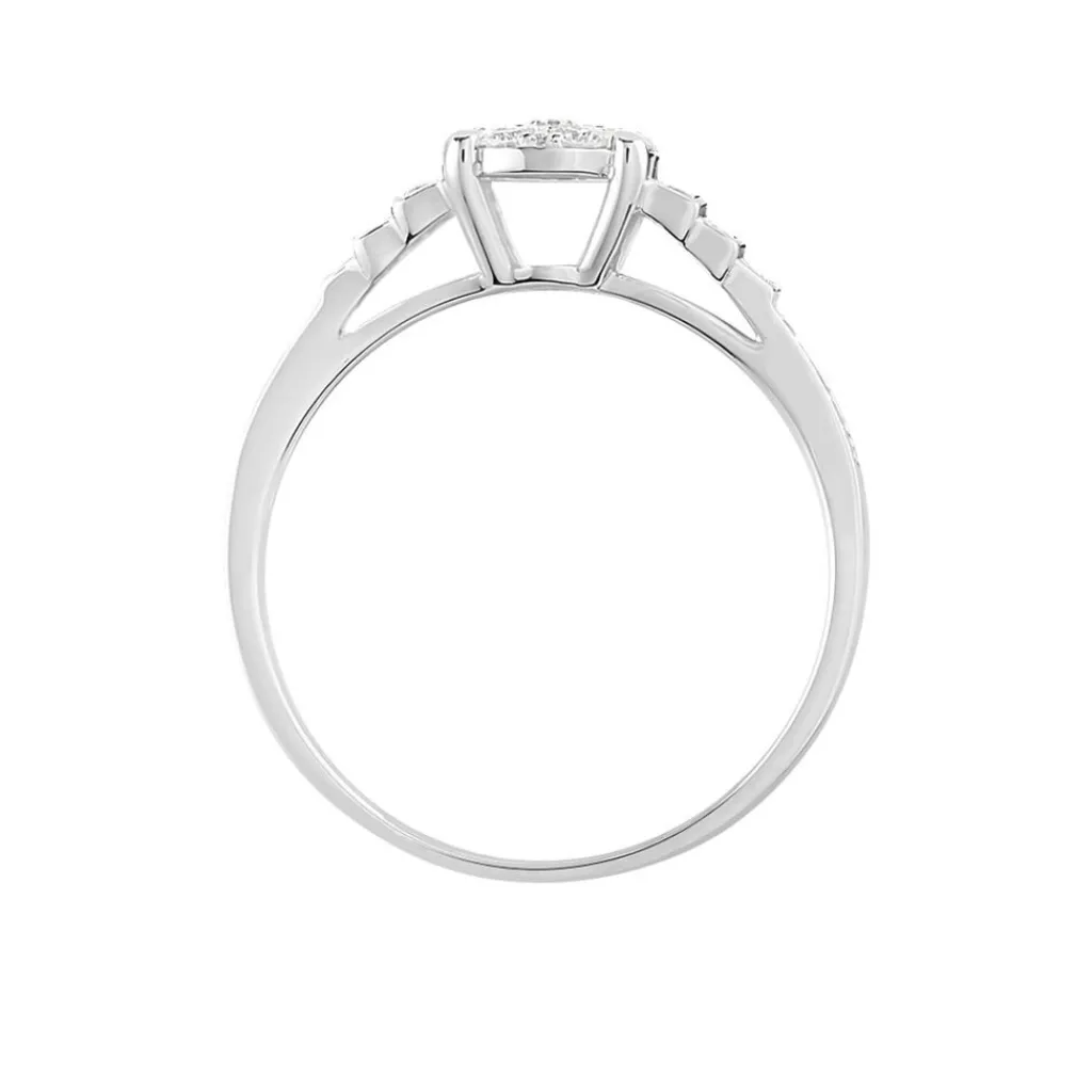 Histoire d'Or Bague Andreas Or Blanc Diamant Discount