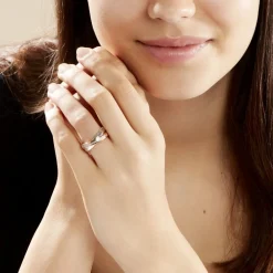 Histoire d'Or Bague Andrette Or Bicolore Diamant Hot