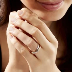 Histoire d'Or Bague Andrette Or Bicolore Diamant Hot