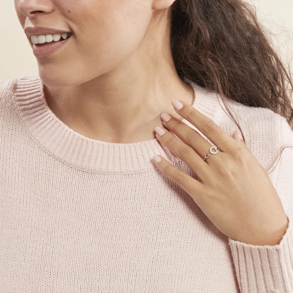 Histoire d'Or Bague Andria Argent Blanc Oxyde De Zirconium