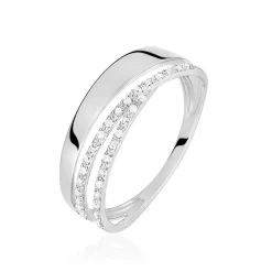 Histoire d'Or Bague Angele Or Blanc Diamant Online