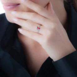 Histoire d'Or Bague Angie Or Blanc Citrine Et Diamant Best