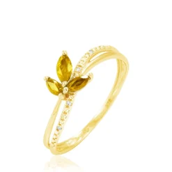 Histoire d'Or Bague Angie Or Jaune Citrine Et Diamant Clearance