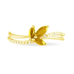 Histoire d'Or Bague Angie Or Jaune Citrine Et Diamant Clearance