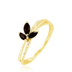 Histoire d'Or Bague Angie Or Jaune Quartz Et Diamant Discount