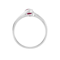 Histoire d'Or Bague Anja Et Diamant or blanc rubis Best