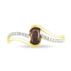 Histoire d'Or Bague Anja Or Jaune Quartz Et Diamant Online