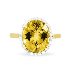 Histoire d'Or Bague Anna Or Jaune Citrine Et Diamant Outlet