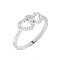 Histoire d'Or Bague Anne-ael Argent Blanc Oxyde De Zirconium Hot