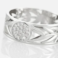 Histoire d'Or Bague Appius Argent Blanc Oxyde De Zirconium New