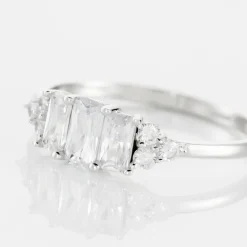 Histoire d'Or Bague Aranka Argent Blanc Oxyde De Zirconium