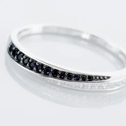 Histoire d'Or Bague Argent Blanc Agoston Oxydes De Zirconium New