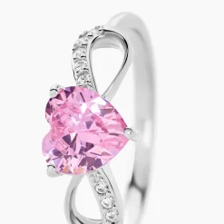 Histoire d'Or Bague Argent Blanc Atieno Oxyde De Zirconium argent blanc oxyde rose Best