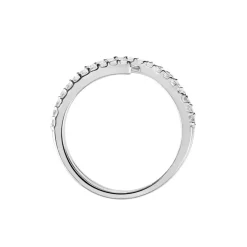 Histoire d'Or Bague Argent Blanc Bennett Oxydes De Zirconium Clearance